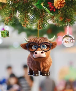 Cartoon Cow Decorative Ornament