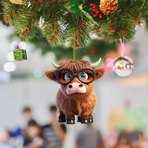 Pangdekorasyon nga Ornament sa Cartoon Cow