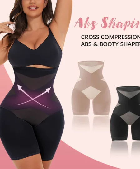 Cross Compression Abs & Booty High Waisted Shaperwear