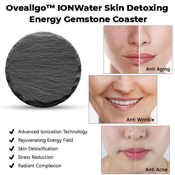 ION FRESHWater Skin Detoxing Energy Gemstone Coaster
