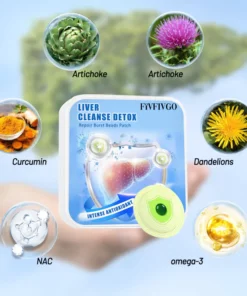 Fivfivgo™ Intensive Antioxidant Liver Cleansing Patches with Burst Beads