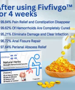 Alternative view of Fivfivgo™ Natural Plant Strength Hemorrhoid Capsules