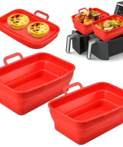 Foldable Air Fryer Silicone Baking Tray