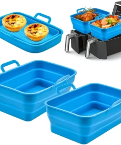 Alternative view of Foldable Air Fryer Silicone Baking Tray