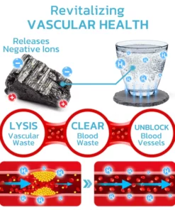GFOUK™ IONWater Entgiftender Turmalin Energie Edelstein Untersetzer