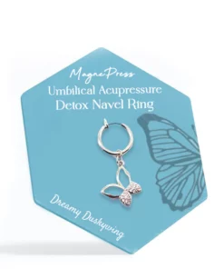 GleamGems™ MagnePress Umbilical Acupressure Detox Navel Ring