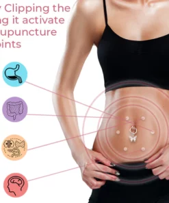 GleamGems™ MagnePress Umbilical Acupressure Detox Navel Ring