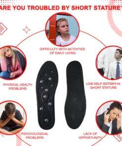 Alternative view of HeightBoost Acupunture Magnetic Insoles