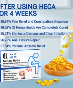 Alternative view of Hesa Natural Herbal Strength Hemorrhoid Capsules