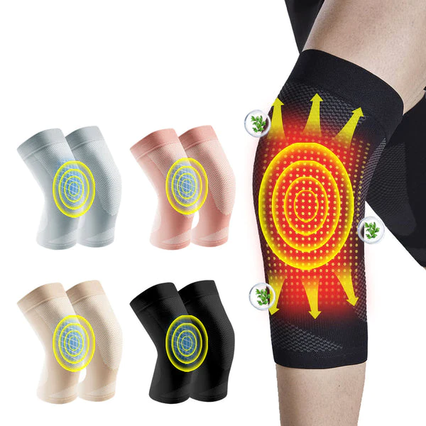 LuckySong® Turmalin Ice Silk rokav za kolena