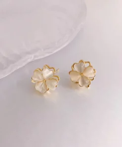 Lymph Magnet Therapy Opal Rotating Earrings