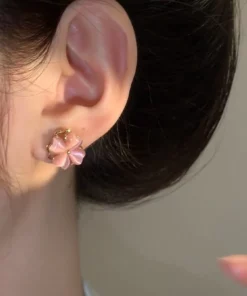 Lymph Magnet Therapy Opal Rotating Earrings