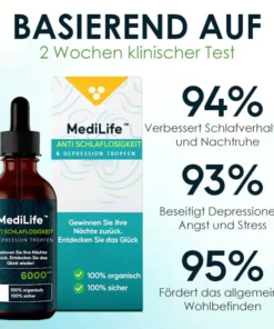 MediLife™ Anti Schlaflosigkeit & Depression Tropfen