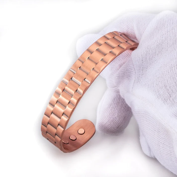MenhealTM Pure Copper Magnetic Therapy Bioion Bracelet - Image 3