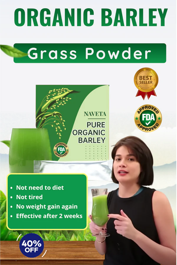 Naveta™ Barley Grass Powder 100% Pure & Organic