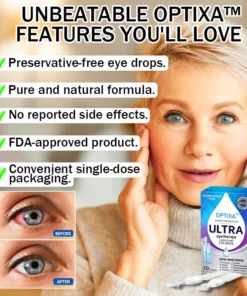 Optixa™ Cataracts Glaucoma Lubricating Eye Drops Doctor Recommended