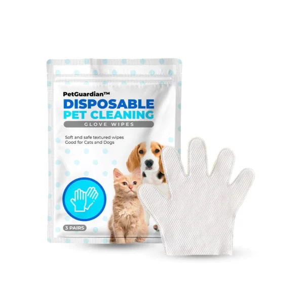 PetGuardian™ 一次性宠物清洁手套湿巾