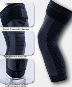 Alternative view of WarmKure™ Tourmaline Acupressure Self-Heating Knee Sleeve