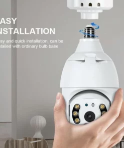 Wireless Wifi Light Bulb Camera Security Camera