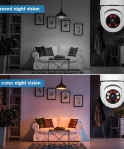 Wireless Wifi Light Bulb Camera Security Camera