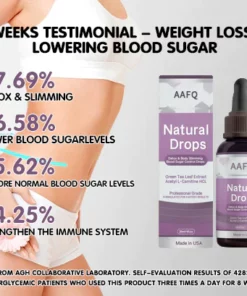 AAFQ™ Natural Detox & Body Sculpting Blood Sugar Drops PRO