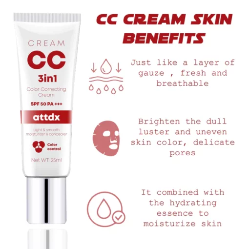 ATTDX 3in1 CC ColorCorrecting Cream - Image 2