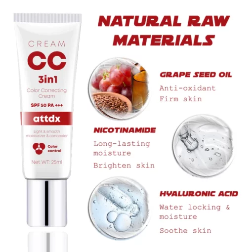 ATTDX 3in1 CC ColorCorrecting Cream - Image 3