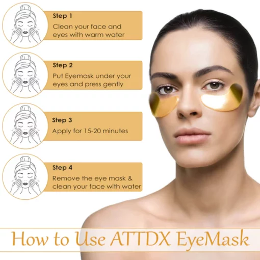 ATTDX AgeDefy 24KGold SnailFirming EyeMask - Image 6