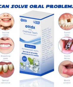 ATTDX OralHeal TeethWhitening Mouthwash