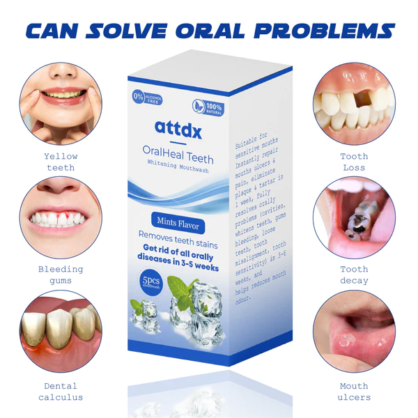 ATTDX OralHeal ToothWhitening น้ำยาบ้วนปาก