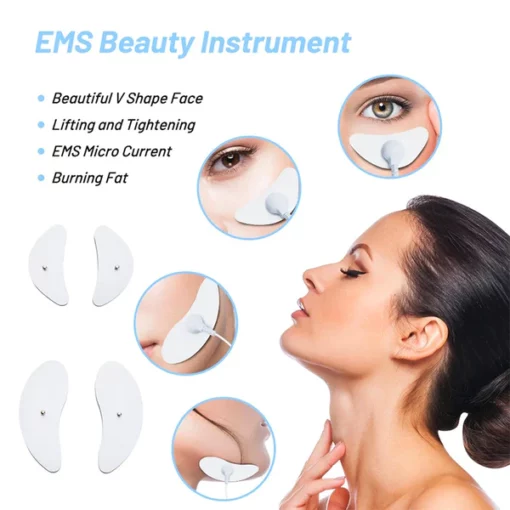 جهاز تدليك الوجه BeautoZap ™ EMS لإزالة التجاعيد وشد الجلد