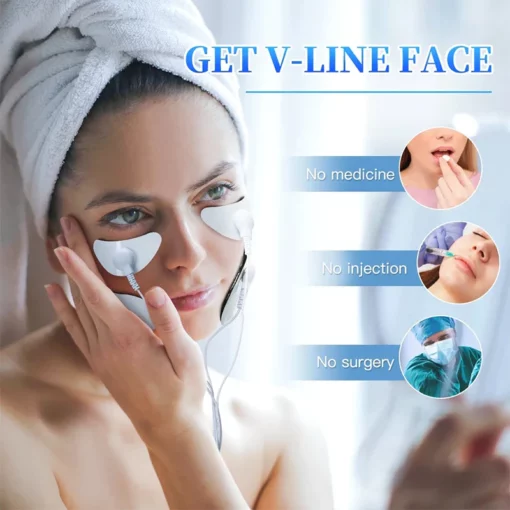 BeautoZap™ EMS Facial Massager para sa Pag-alis ng Wrinkle at Pagpapayat ng Balat