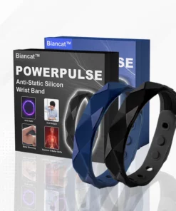 Biancat™ PowerPulse สายรัดข้อมือซิลิโคนป้องกันไฟฟ้าสถิต