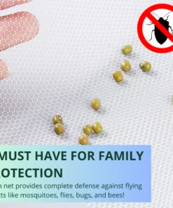 Alternative view of BuzzOff!™ Anti-Insect Mosquito Net