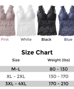 CC™ LymphVive Wireless Tank Top Lace Bra