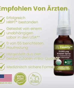 Alternative view of Ceoerty™ PURELung Kräuter-Spray zur Unterstützung der Atemwege