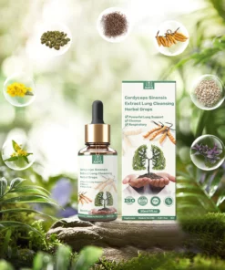 Alternative view of Cordyceps Extract - Lung Clearing Tincture - Cleanse & Breathe