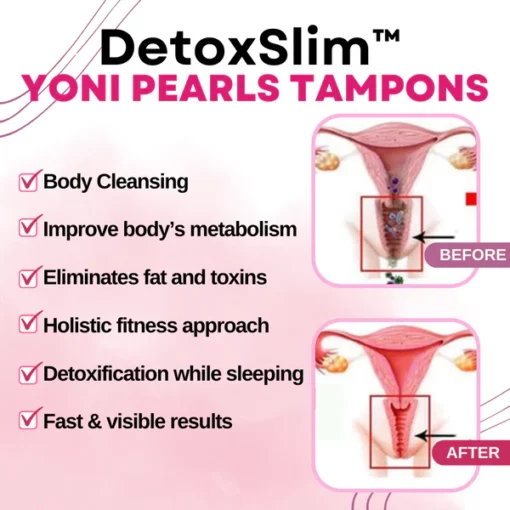 DetoxSlim™ Yoni Pearlsi tampoonid