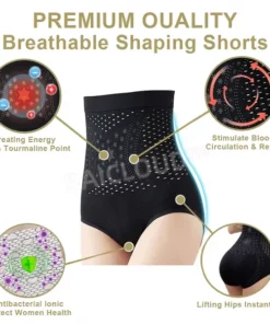 Effortless Slimming Ice Silk Ion Fiber Repair Shaping Shorts