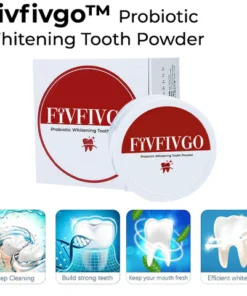 Fivfivgo™ Probiotisches Zahnweiß-Pulver