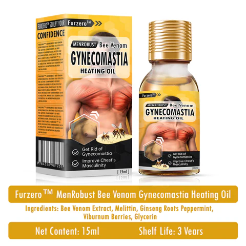 Furzero™ MenRobust Bee Venom Gynecomastia Varmeolie