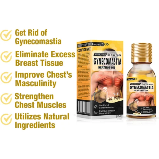 Furzero™ MenRobust Bee Venom Gynecomastia Varmeolie