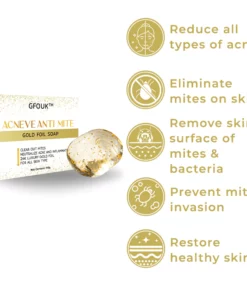 GFOUK™ AcneVe Anti-Mite Gold Foil Soap