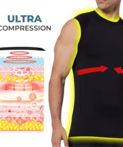 Alternative view of GFOUK™ GCFY Gynecomastia Compress Tank Top
