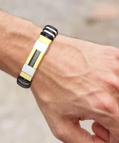 Alternative view of GFOUK™ SuperTitani Germanium Lymphvity Bracelet