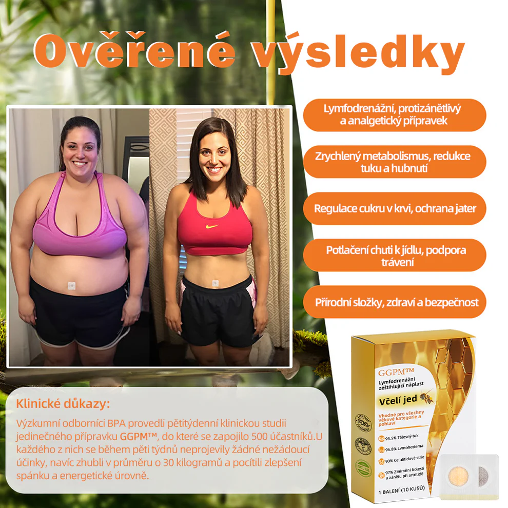 GGPM™ Včelí Jed Lymfatická Drenážní Redukční Náplast