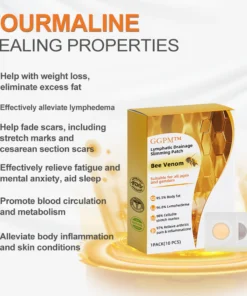 GGPM™ 𝐁𝐞𝐞 𝐕𝐞𝐧𝐨𝐦 𝐋𝐲𝐦𝐩𝐡𝐚𝐭𝐢𝐜 𝐃𝐫𝐚𝐢𝐧𝐚𝐠𝐞 𝐒𝐥𝐢𝐦𝐦𝐢𝐧𝐠 𝐏𝐚𝐭𝐜𝐡