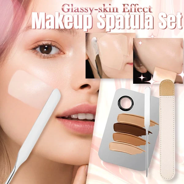 Glashaut-Make-up-Mischspatel-Set