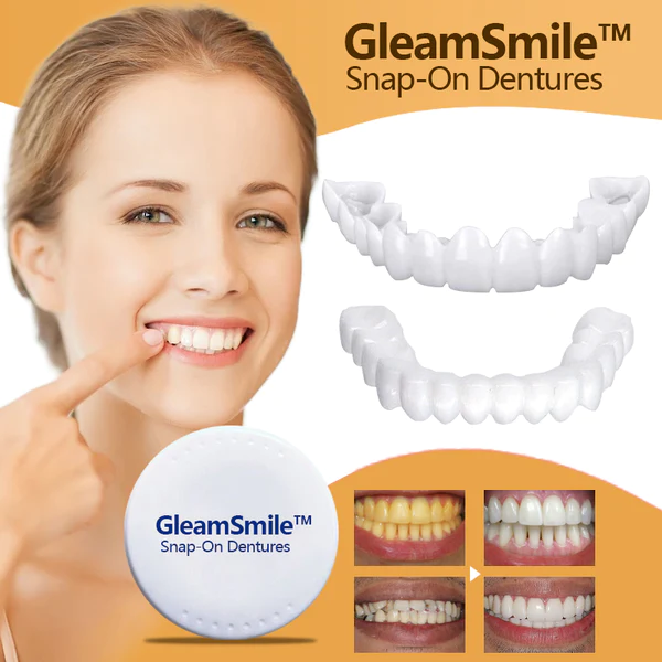 GleamSmile™ Snap-On Dentures- Affordable Smile Design- No Dentist - Image 2