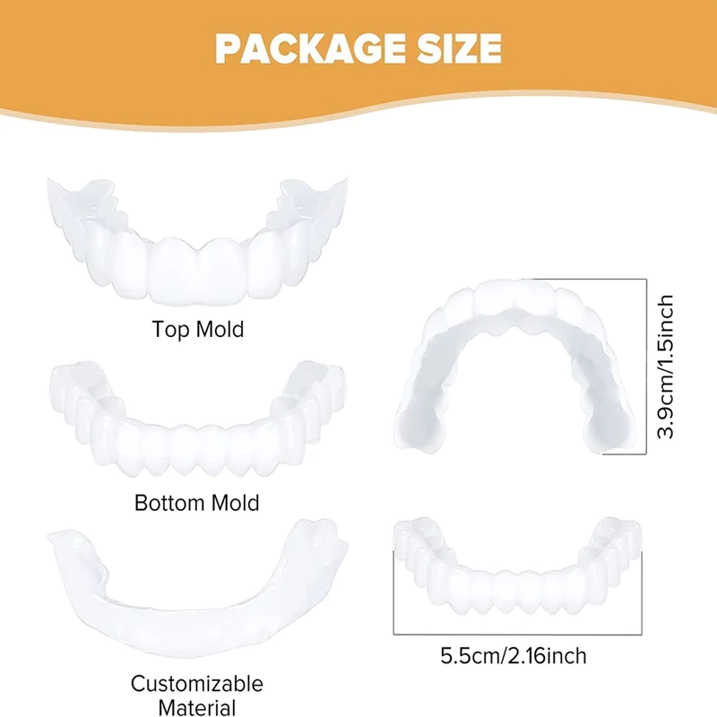 GleamSmile™ Snap-On Dentures- Affordable Smile Design- No Dentist - Image 3